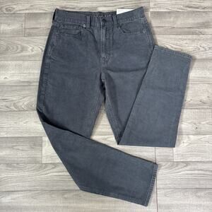 American Eagle Corduroy High Rise Skinny Mom Jean Pants Gray sz 2